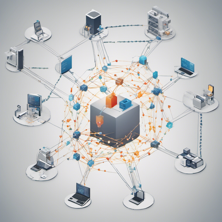 data mesh integrated into a larger data mesh